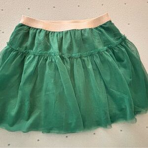 Crewcuts Green Tulle A-Line Skirt